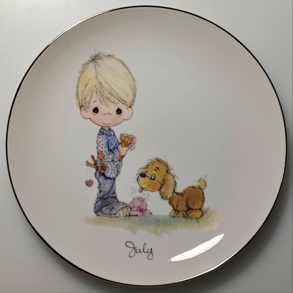 Precious Moments Months of the Year Plates - July - Picture 6 of 9